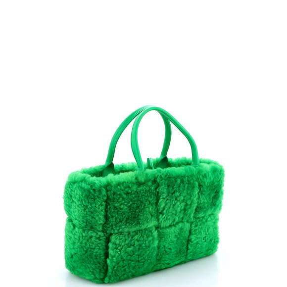 Bottega Veneta Small Arco Tote Intrecciato Shearling - Picture 3 of 6